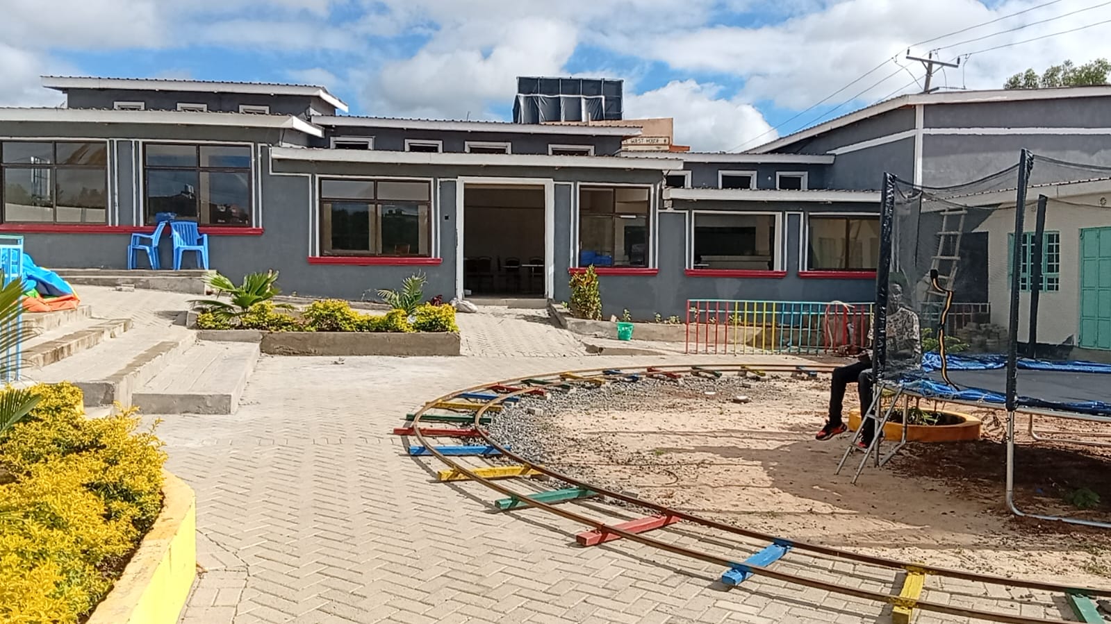 Makueni School playground and courtyard